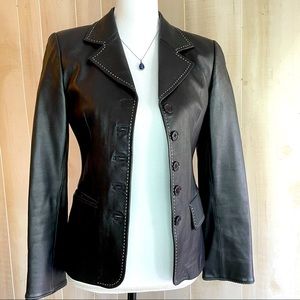 Patrizia Luca Genuine Leather Jacket